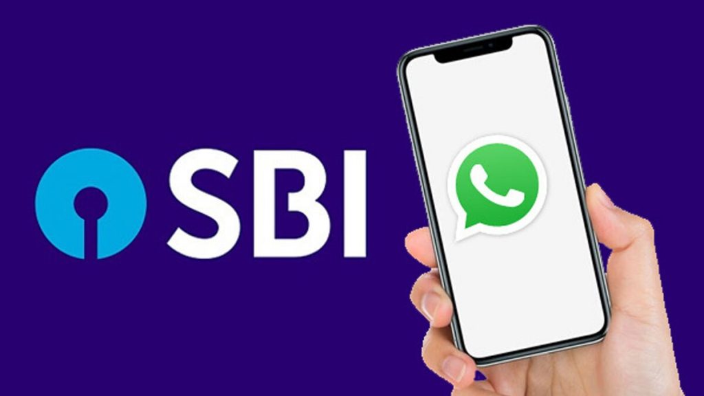 sbi whatsapp banking